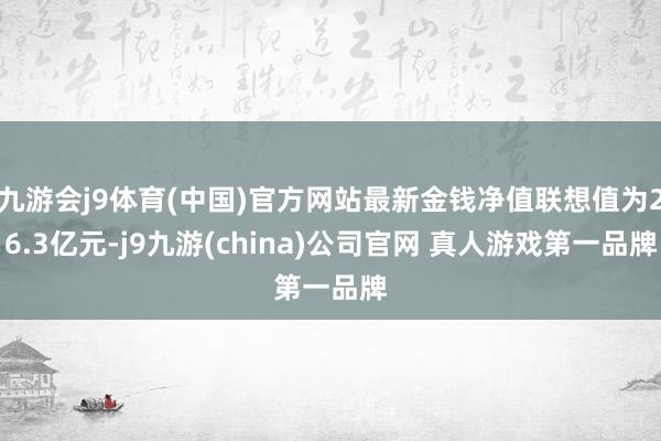 九游会j9体育(中国)官方网站最新金钱净值联想值为26.3亿元-j9九游(china)公司官网 真人游戏第一品牌